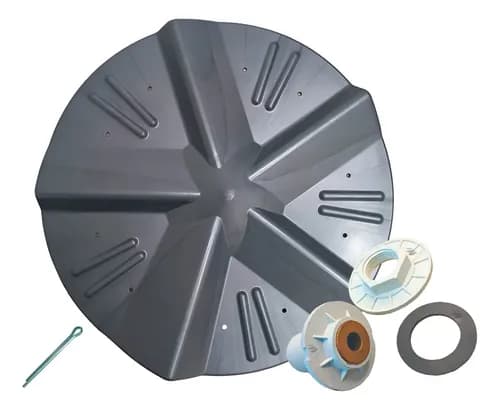 Agitador Do Tanquinho Colormaq 13/15kg + Cubo Com Buchas Cinza