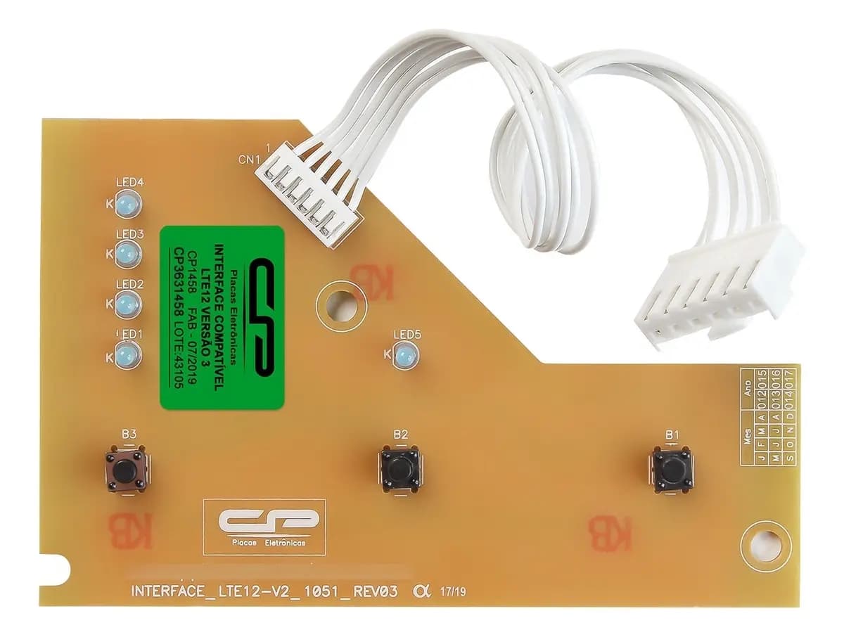 PLACA ELECTROLUX INTERFACE LTE12 LED AZUL-1