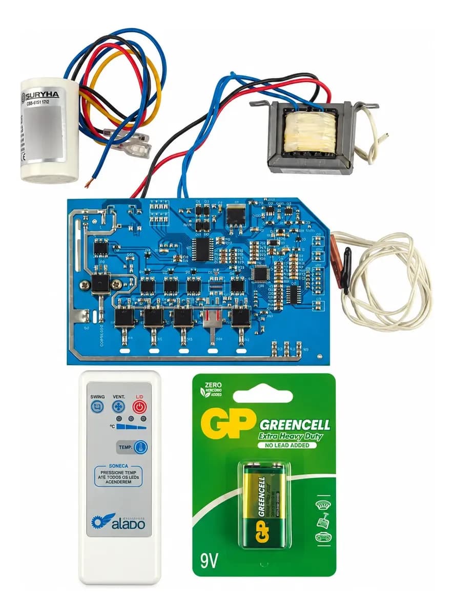 PLACA UNIVERSAL PARA AR CONDICIONADO 3 VELOCIDADES COM MULTIPLICADOR BIVOLT