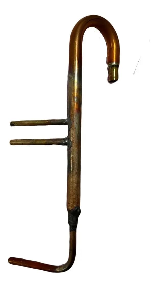 TUBO COLETOR DO TROCADOR DE CALOR DA UNIDADE CONDENSADORA DE COBRE DO CONDICIO
