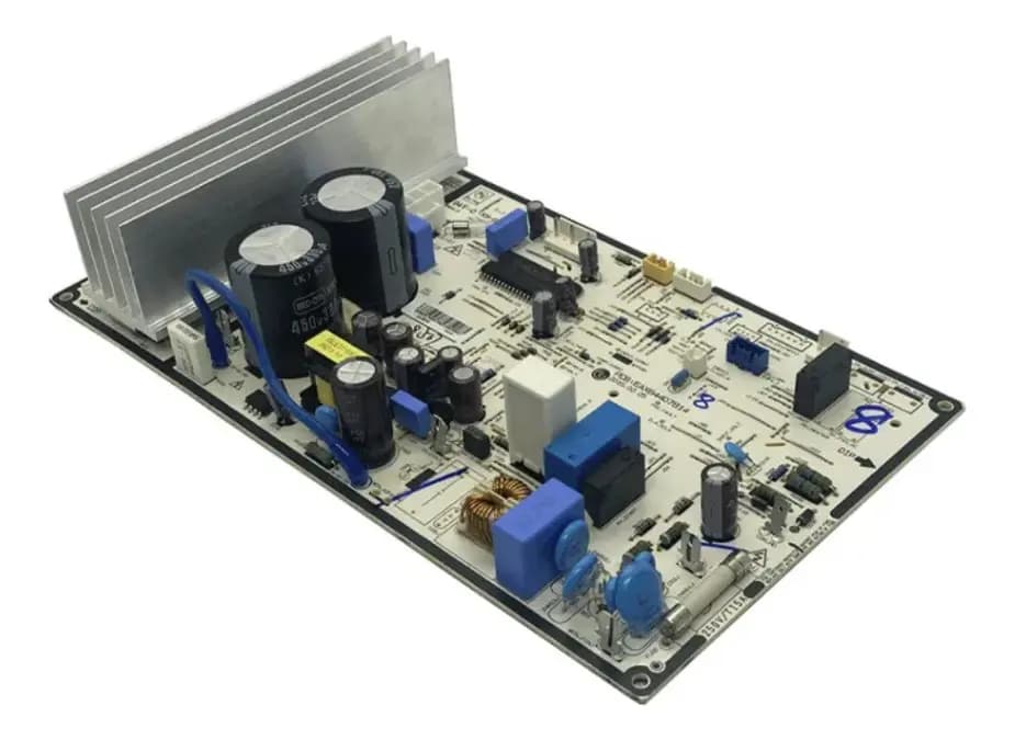 PLACA DE CIRCUITO IMPRESSO PRINCIPAL MONTADA COM COMPONENTES ELETROELETRONICOS